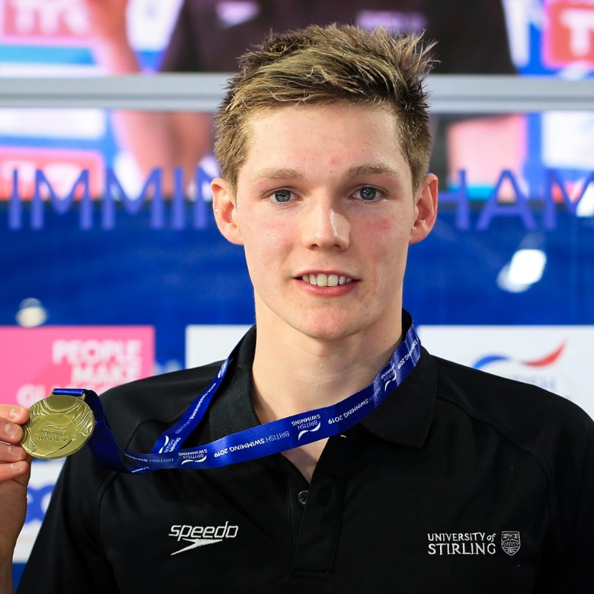 Duncan Scott British Champs 2019 medal