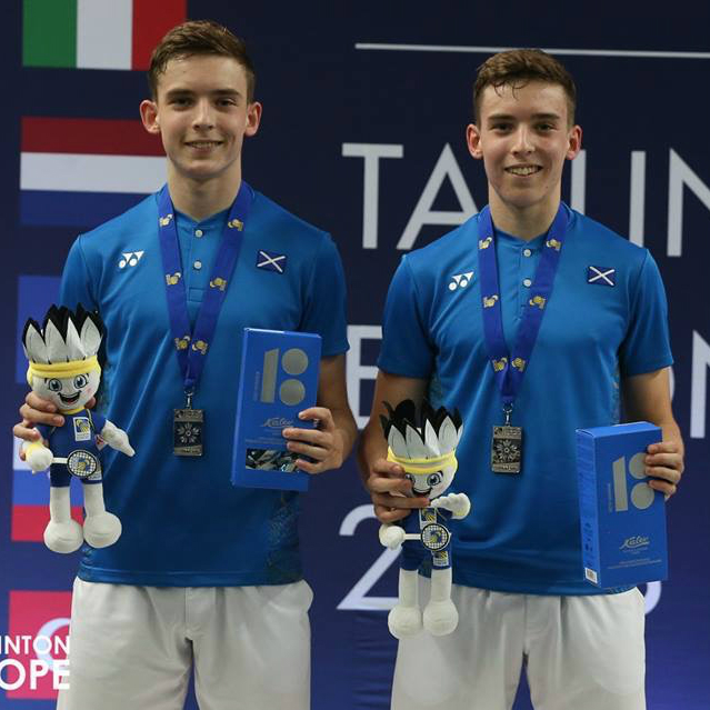 Badminton scholars, Christopher and Matthew Grimley, are in a rich vein of form.