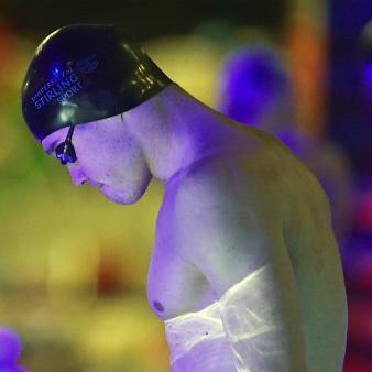 Scott McLay broke a 15 year-old national record (pic by Scottish Swimming).