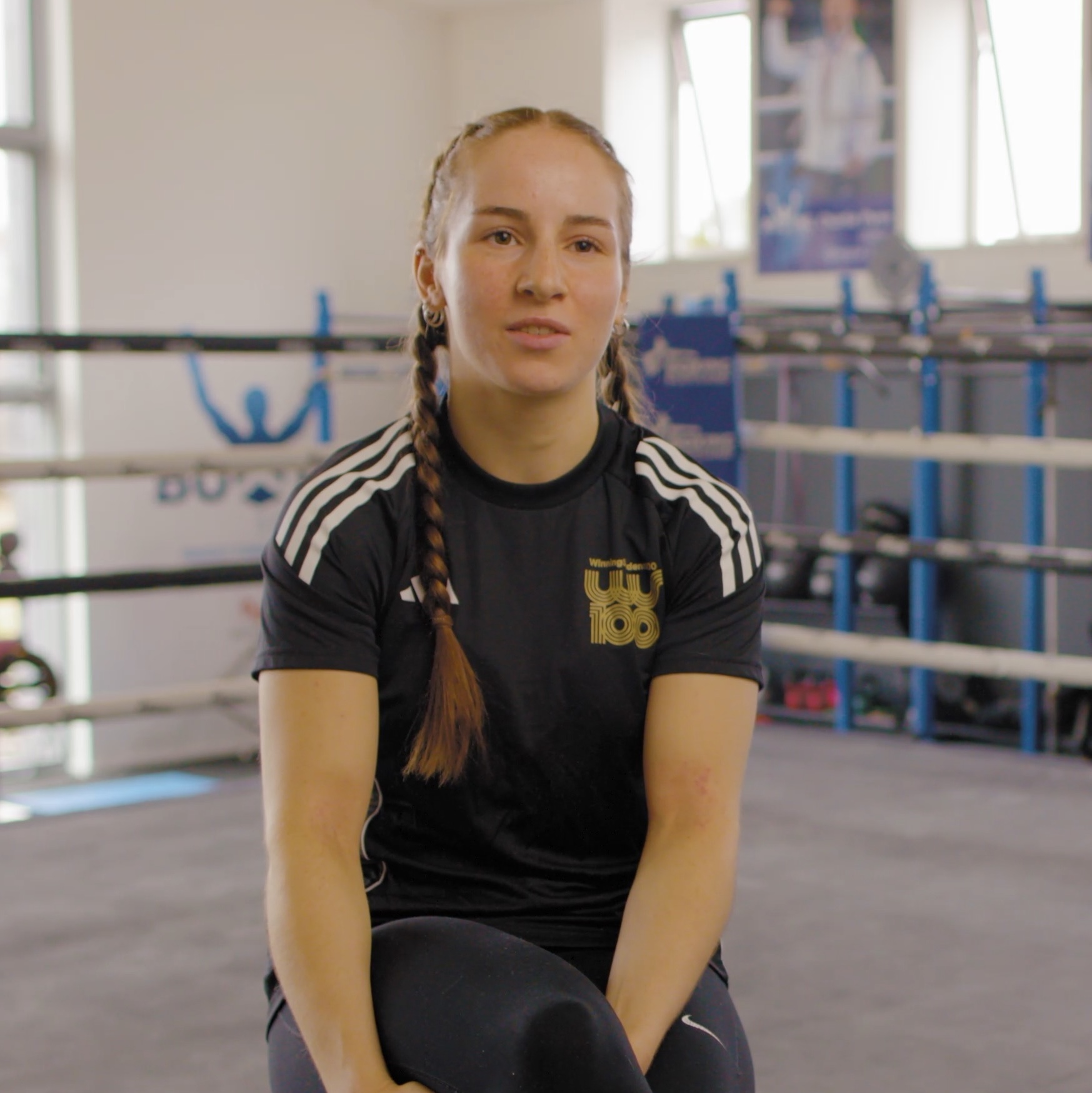 Supported boxer and UHI Inverness student Isabella Fioretti
